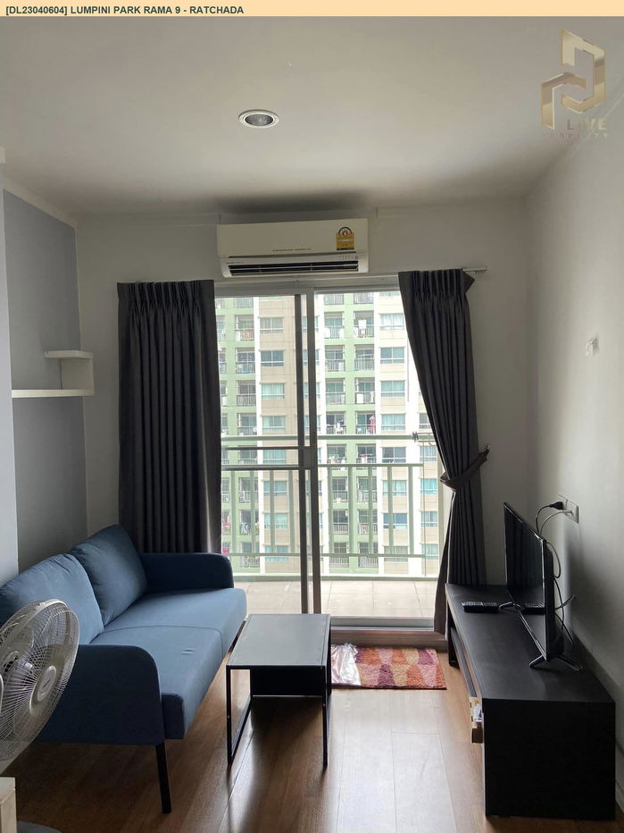 DL23040604 Condo for rent, Lumpini Park Rama 9 - Ratchada near MRT พระราม 9, ready to move in, call urgently 0800343450 LineID @655ebbvc