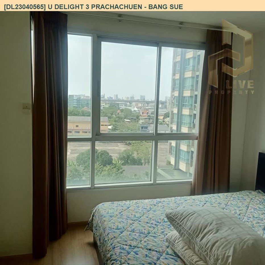 DL23040565 Condo for rent, U Delight 3 Prachachuen - Bang Sue near -, ready to move in, call urgently 0800343450 LineID @655ebbvc