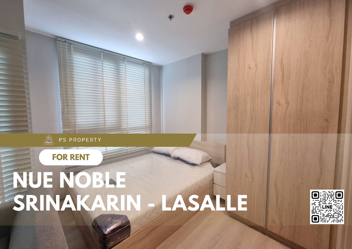 For rent 📍 Nue Noble Srinakarin - Lasalle 📍 near MRT Sri Lasalle, complete furniture and electrical appliances.