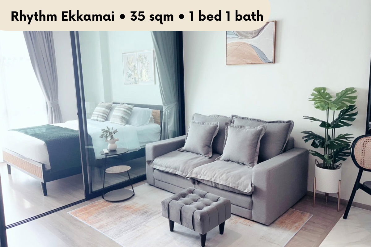 For Rent Rhythm Ekkamai Fully Furnished (Near BTS Ekkamai)