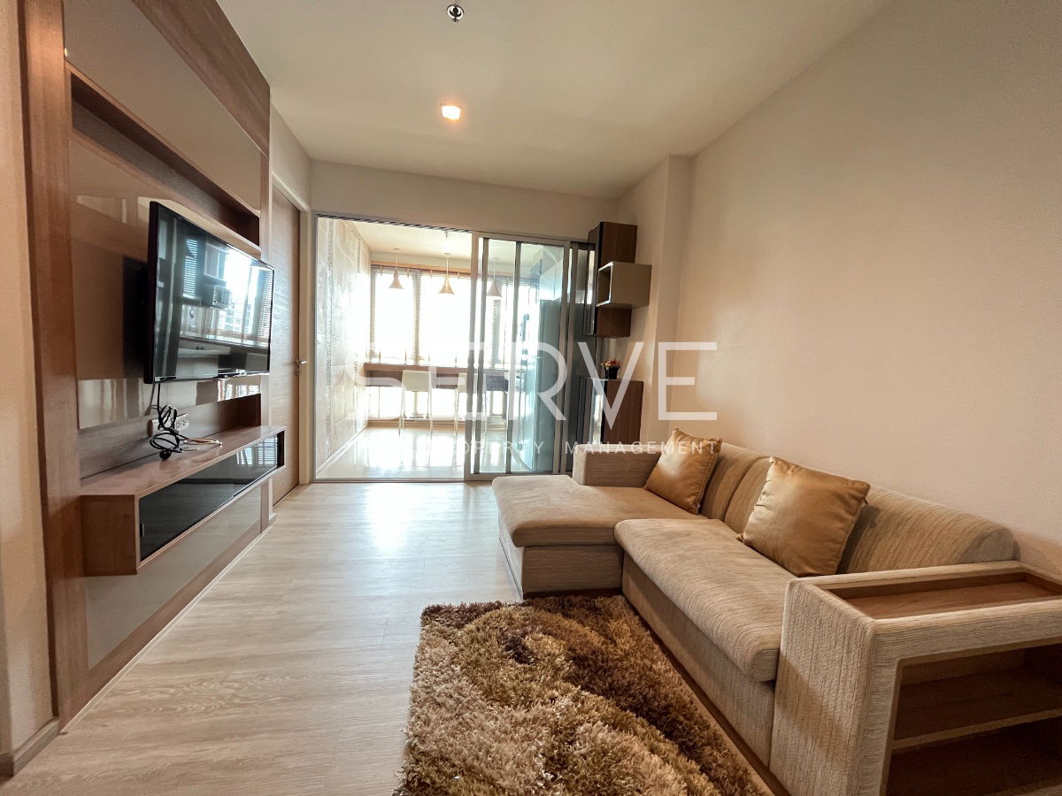 1 Bed with Bathtub Large Room 46 sq.m. High Fl. 25+ Good Location BTS On Nut 200 m. at Rhythm Sukhumvit 50 Condo / Condo For Rent