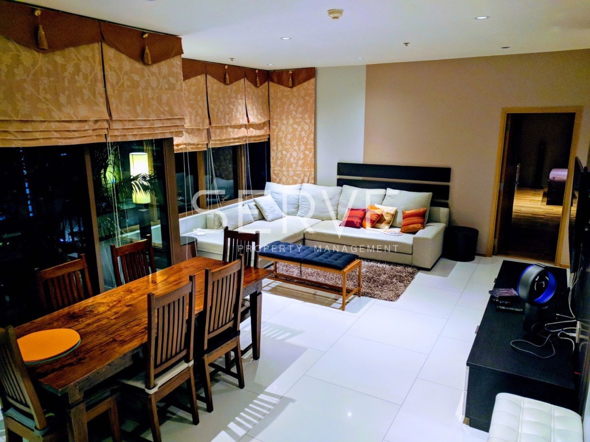 Corner Room 2 Beds with Bathtub Large Room 104.92 sq.m. Good Location BTS Phrom Phong 800 m. at The Emporio Place Condo / Condo For Rent