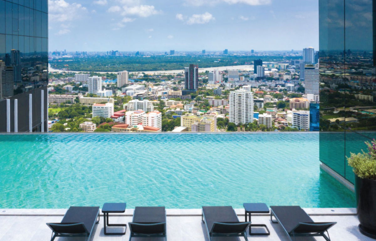 Nice Room 1 Bed High Fl. Good Location Close to BTS Chong Nonsi 600 m. at Knightsbridge Prime Sathorn Condo / For Rent