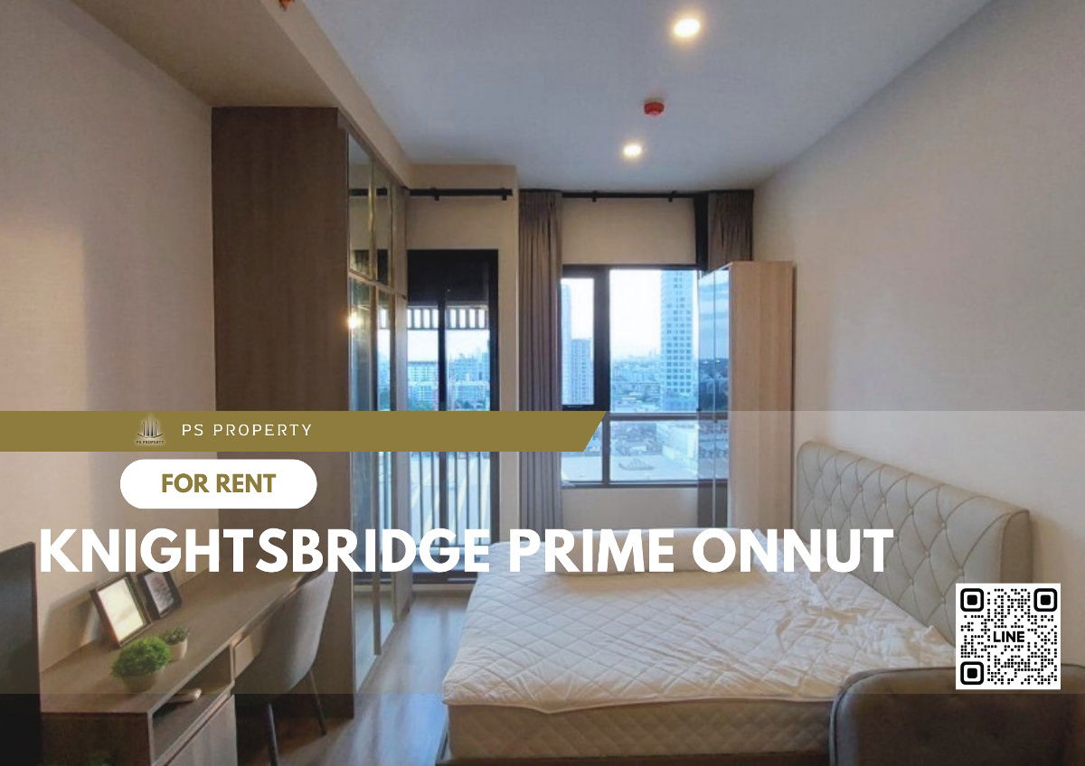 For rent 🔺 Knightsbridge Prime Onnut 🔺 complete furniture and electrical appliances, near BTS On Nut