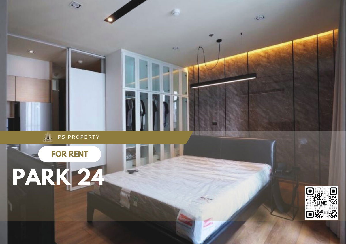 For rent 🌟 Park 24 🌟 complete furniture and electrical appliances, near BTS Phrom Phong.