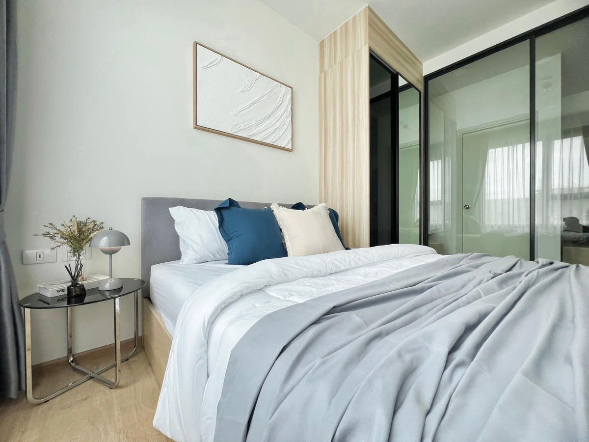 G8079💛中国客户，请加微信。(在联系方式的旁边)For rent Chewathai Kaset - Nawamin Line ❤️💜@condopremium💜❤️Ready to move in ⬛🟨 📞 065 695 3645🟨⬛