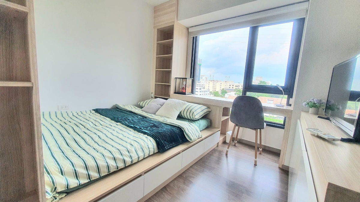 G8084💛中国客户，请加微信。(在联系方式的旁边)For rent Life Ladprao Valley Line ❤️💜@condopremium💜❤️Ready to move in ⬛🟨 📞 065 695 3645🟨⬛