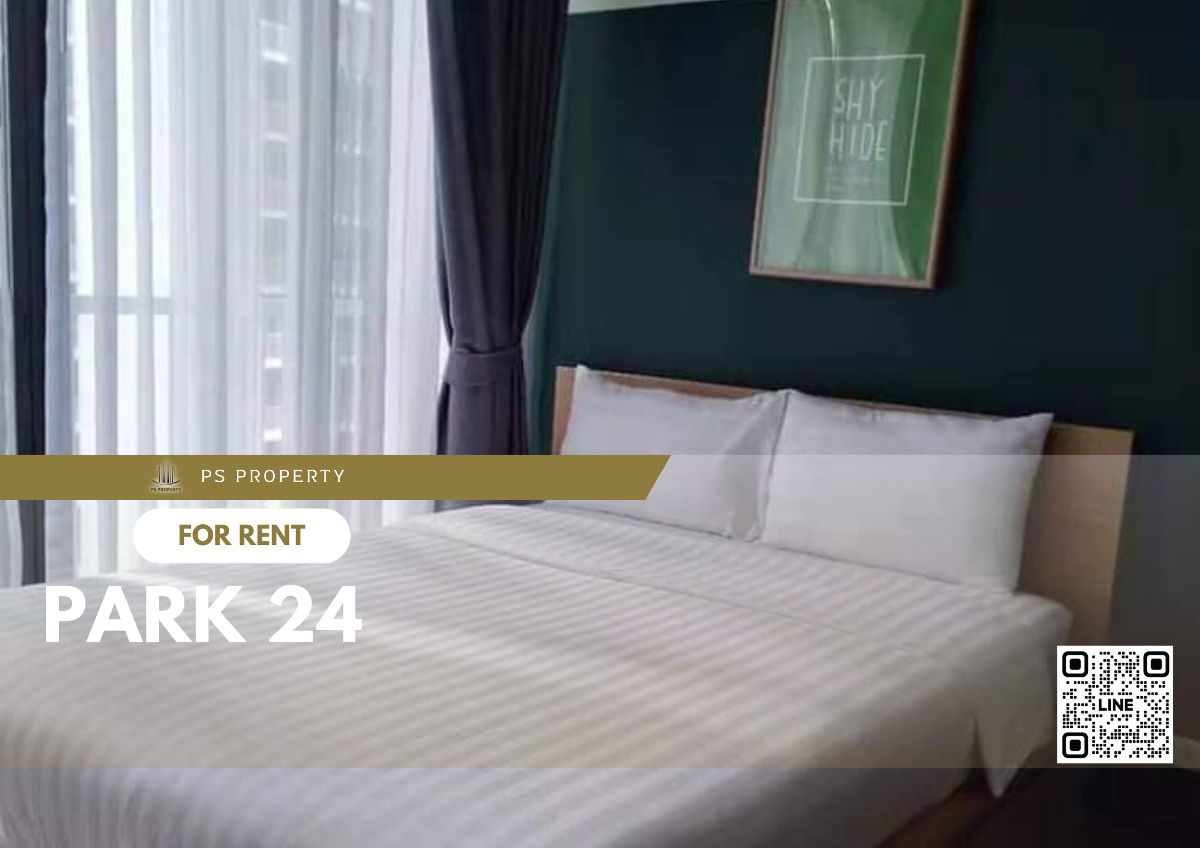 For rent ✨ Park 24 ✨ complete furniture and electrical appliances, near BTS Phrom Phong.