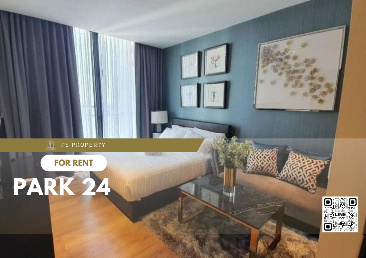 For rent 📍 Park 24 📍 Fully furnished and electrical appliances, near BTS Phrom Phong.