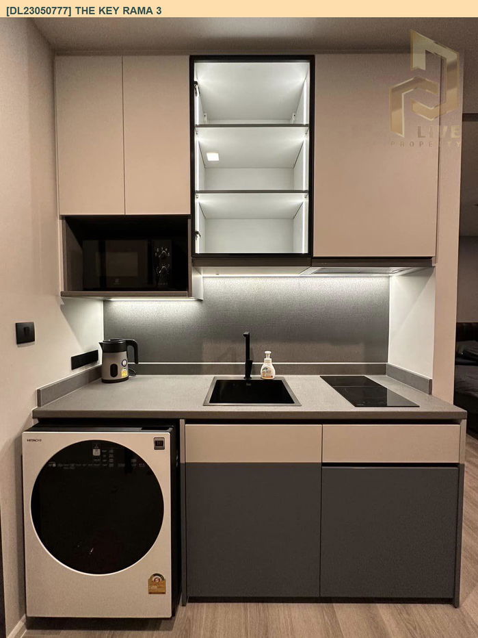 DL23050777 Condo for rent, The Key Rama 3 near BTS Chong Nonsi, ready to move in, call urgently 0638692663 LineID @257sxzzu