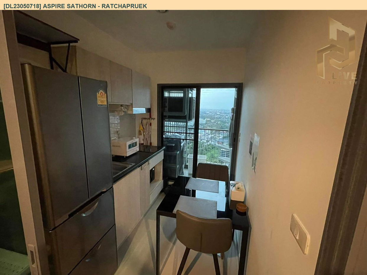 DL23050718 Condo for rent, Aspire Sathorn - Ratchapruek near BTS Bang Wa, ready to move in, call urgently 0800343450 LineID @655ebbvc