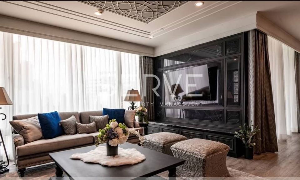 For rent luxury room 3 bedroom Good location High Fl. 25+ / Close to BTS Ploenchit /The Park Chidlom