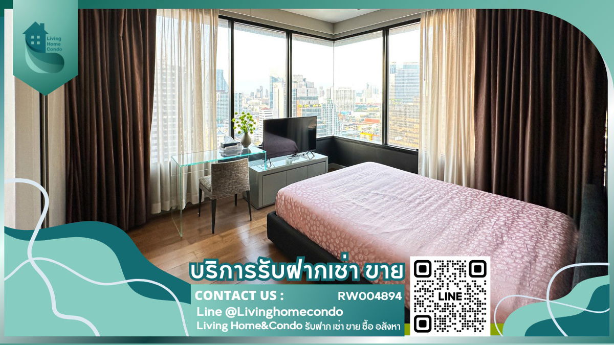 For rent M Silom, beautiful room, ready to move in, pet-friendly LH-RW004894