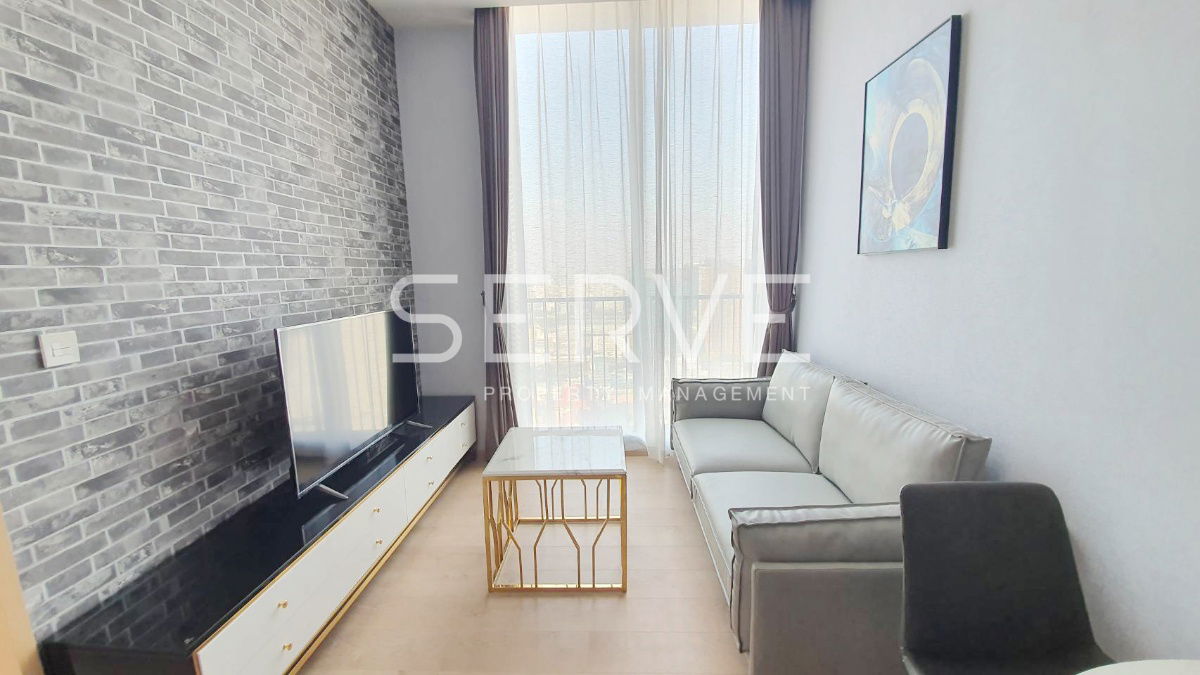 🔥🔥1 Bed 34.16 sq.m. Super High Fl. 35+ Good Location Close to BTS Asoke & MRT Sukhumvit 550 m. at Noble BE19 Condo / For Rent