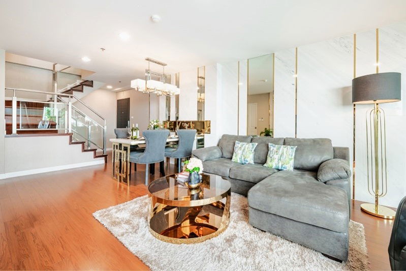 ✨✨  Belle Grand Rama 9 (3 Beds Duplex) Available!! ✨LineID: @AgentCondo (with@ Ahead)✨