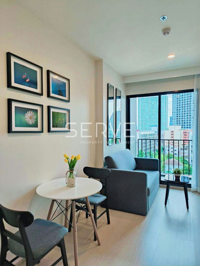1 Bed Fully furnished  Good Location Close to MRT Lat Phrao 150 m. @ Nue Noble Ratchada Lat Phrao