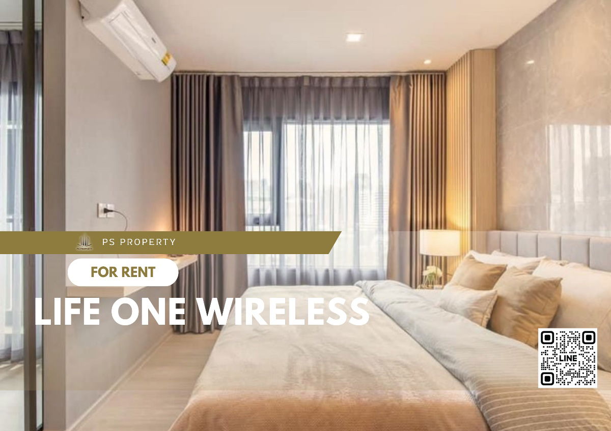 For rent 📍 Life One Wireless 📍 Fully furnished and electrical appliances, near BTS Ploenchit.