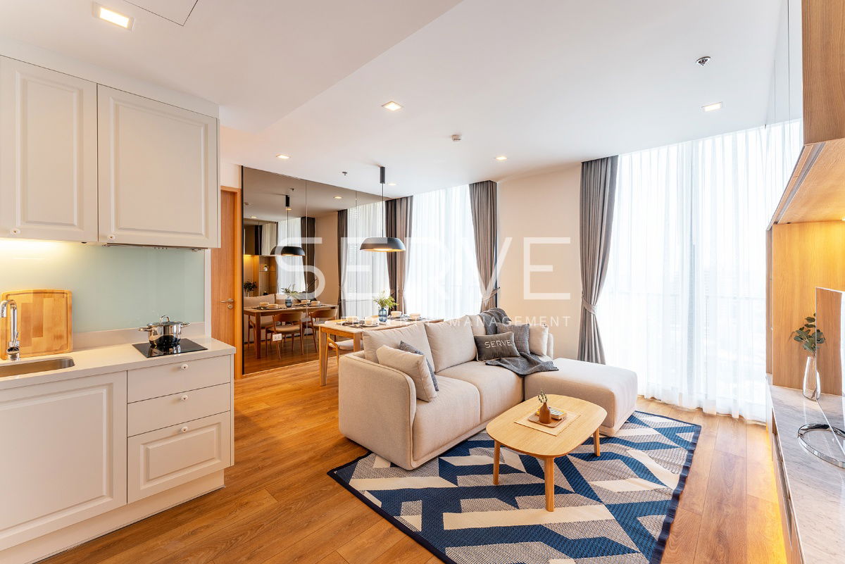 🔥Nice Decorate Modern Style 2 Bed with Bathtub 70.35 sq.m. Good Location BTS Phrom Phong 500 m. at Noble BE33 Condo / Condo For Rent