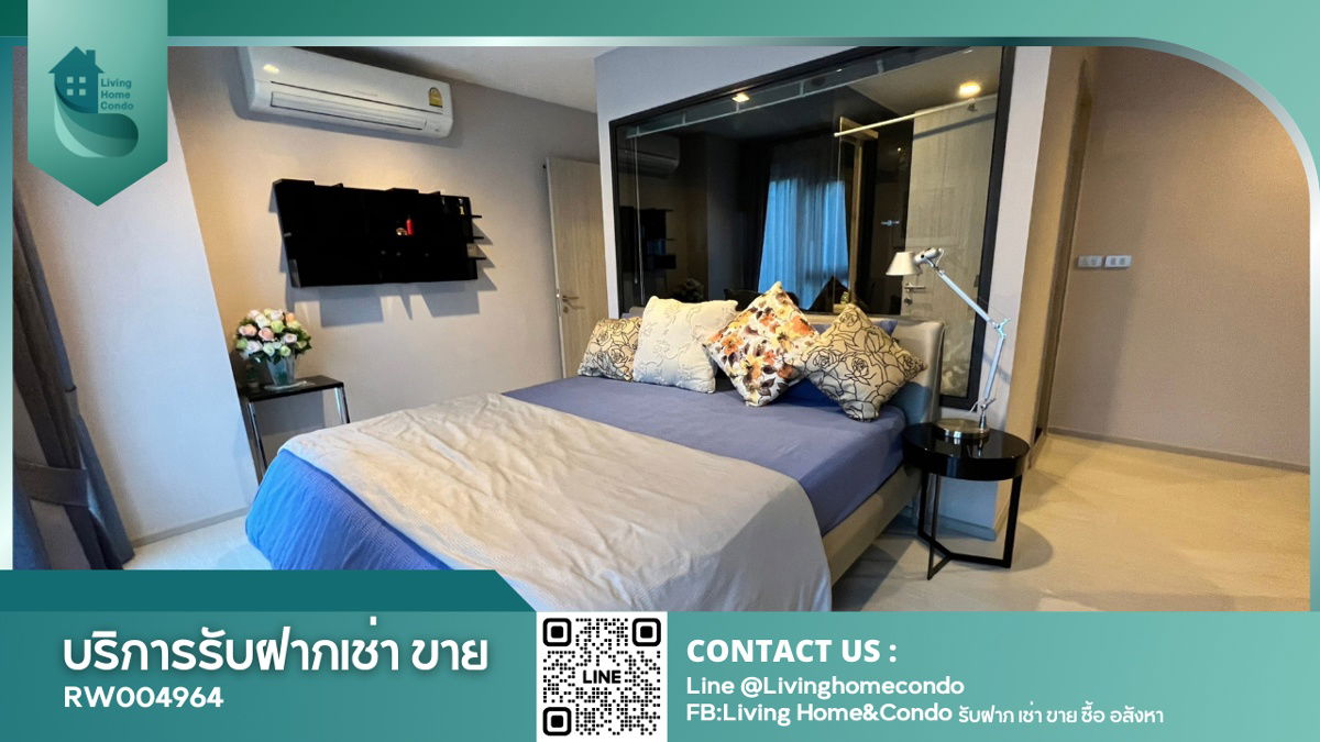 For rent Rhythm Sukhumvit​ 36-38, beautiful, luxurious room, fully furnished, ready to move in LH-RW004964
