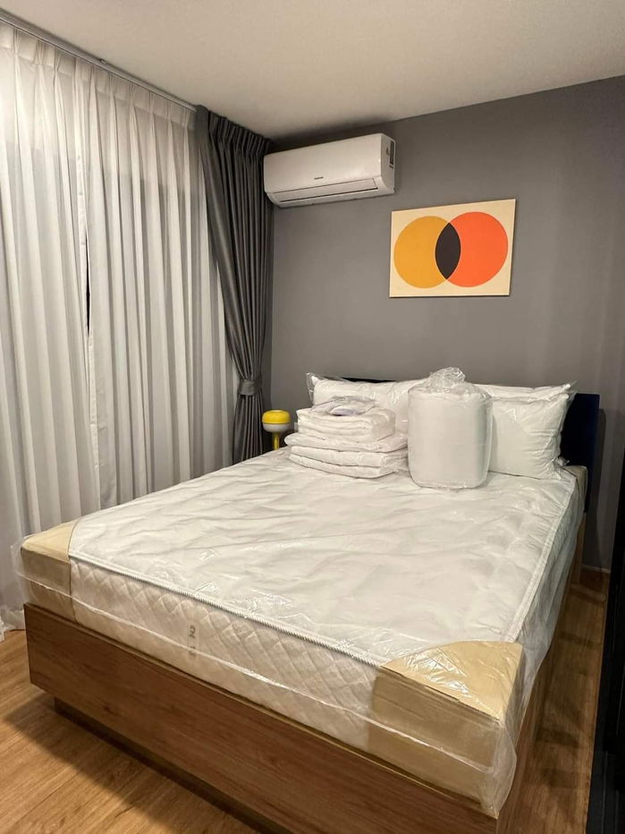 P129 Urgent! Condo for rent The Line VibePhahonyothin, near BTS Ha Yaek Lat Phrao, beautiful, brand new room, ready to move in, special price