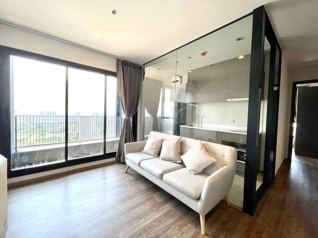 P161 Condo for rent Life Lardprao Valley, 2 bedrooms, good location, high floor, fully furnished, ready to move in immediately