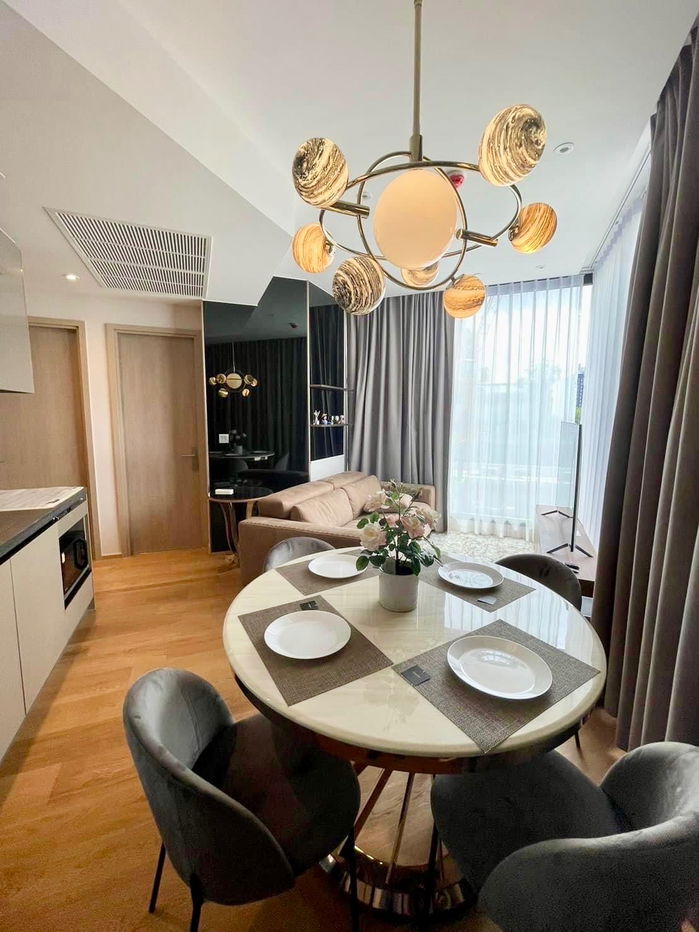 Ashton Asoke Rama9 for Rent only 65,000 Baht 2 Bed 2 Bath High floor Line : @apopplace