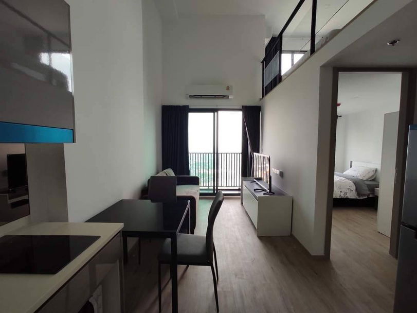 P205 ให้เช่าคอนโด The Rich Rama9-Srinakarin 2 ห้องนอน ห้อง Duplex ทำเลดี ห้องสวย เฟอร์ครบ พร้อมเข้าอยู่