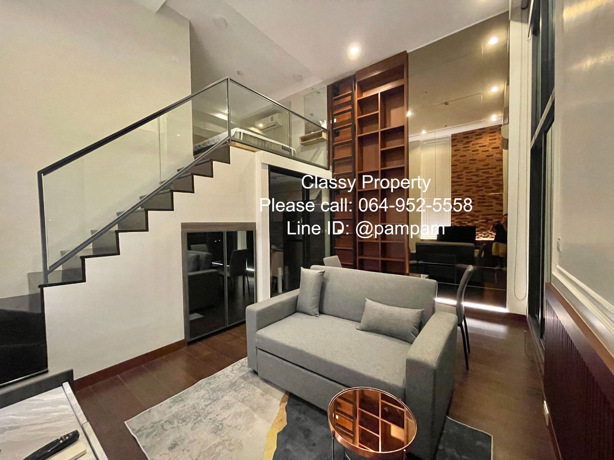 *** Condo for rent : C Ekkamai 1 Bed Duplex Nice decorated Fully furnished  City View ***