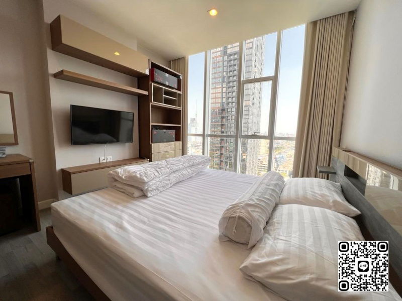 📲Line ID @556ryccg 🚄Rent condo 1Bedroom 47sqm The Room Sathorn-TanonPun Fully furnished near sky train BTS Surasak station & Saint Louis