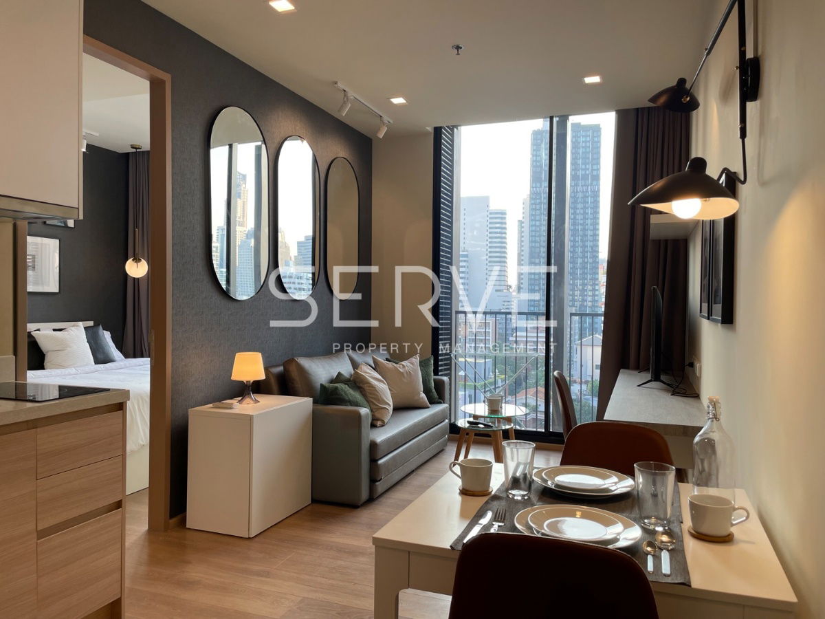 🔥Nice Decorate 1 Bed 35.12 sq.m. Good Location Close to BTS Phrom Phong 500 m. at Noble Around 33 Condo / For Rent