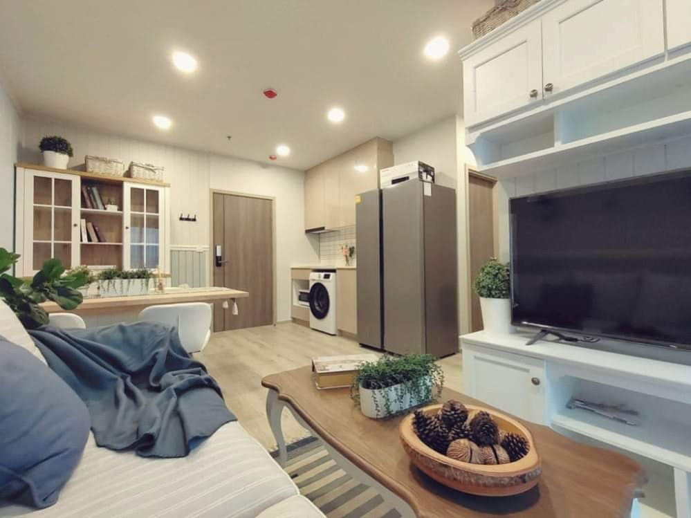 P239 Condo for rent Metris Ladprao (Metris Ladprao) 2 bedrooms, pets allowed, near BTS, beautiful room, ready to move in!