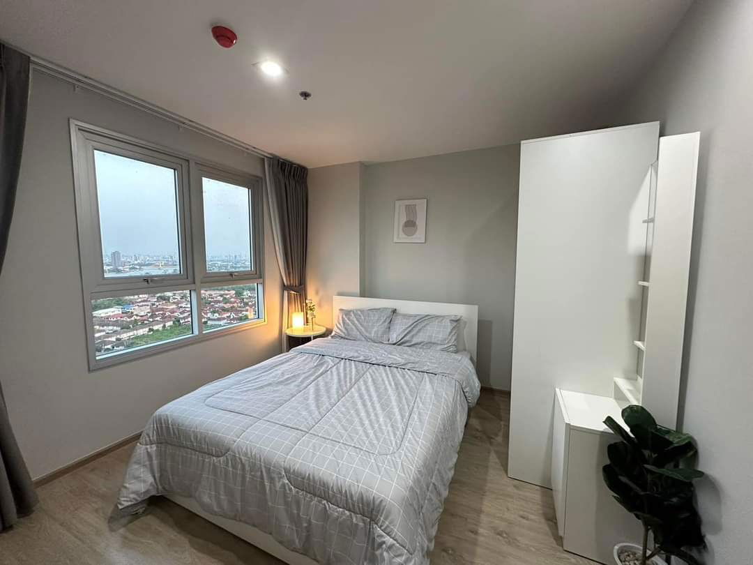 P249 Condo for rent Rich Park @ Chaophraya, near MRT Sai Ma, high floor, spacious room, fully furnished, ready to move in immediately