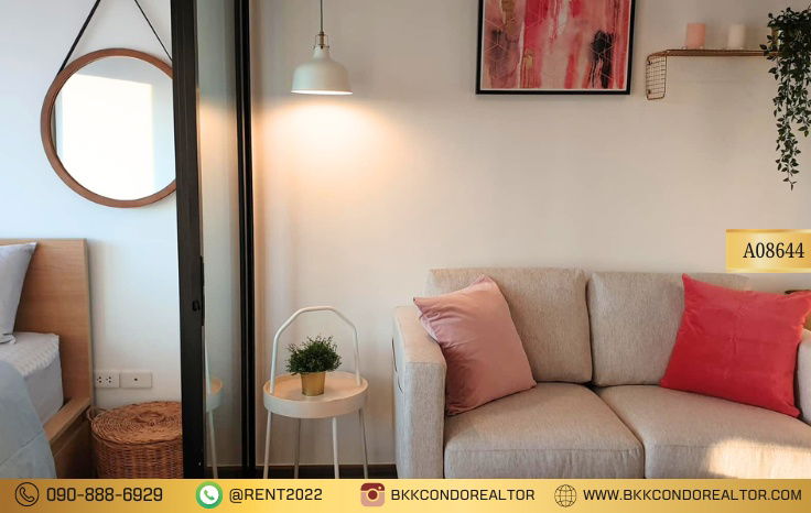 🍀🍀🍀BEST DEAL🔥For Rent📌The Base Park West Sukhumvit 77  (Line:@rent2022) Beautiful Room with Good price!✨A08644