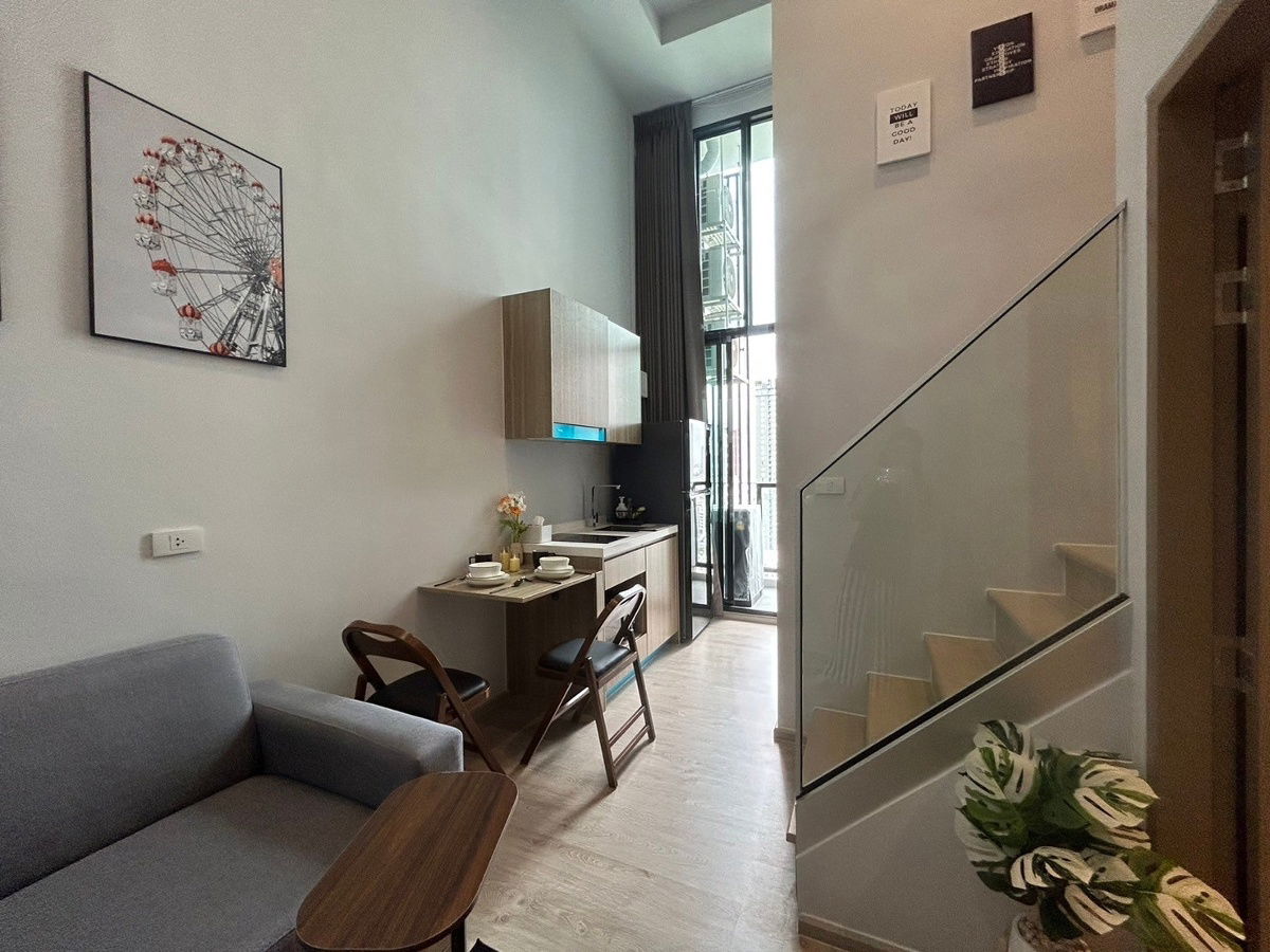 Altitude Unicorn Tha Phra”  🚊 **Next to BTS Talat Phlu ** 🚊  Near The Mall ThaPhra and market   Duplex room   2 bedrooms