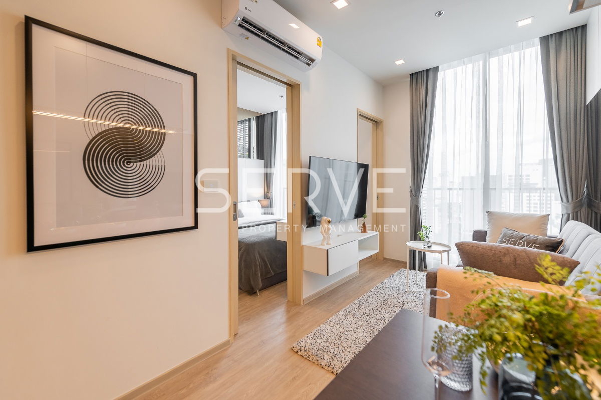 1 Bed Super High Fl. 30+ Good View & Good Location New Condo Close to BTS Phrom Phong 450 m. at Noble STATE 39 Condo / For Rent