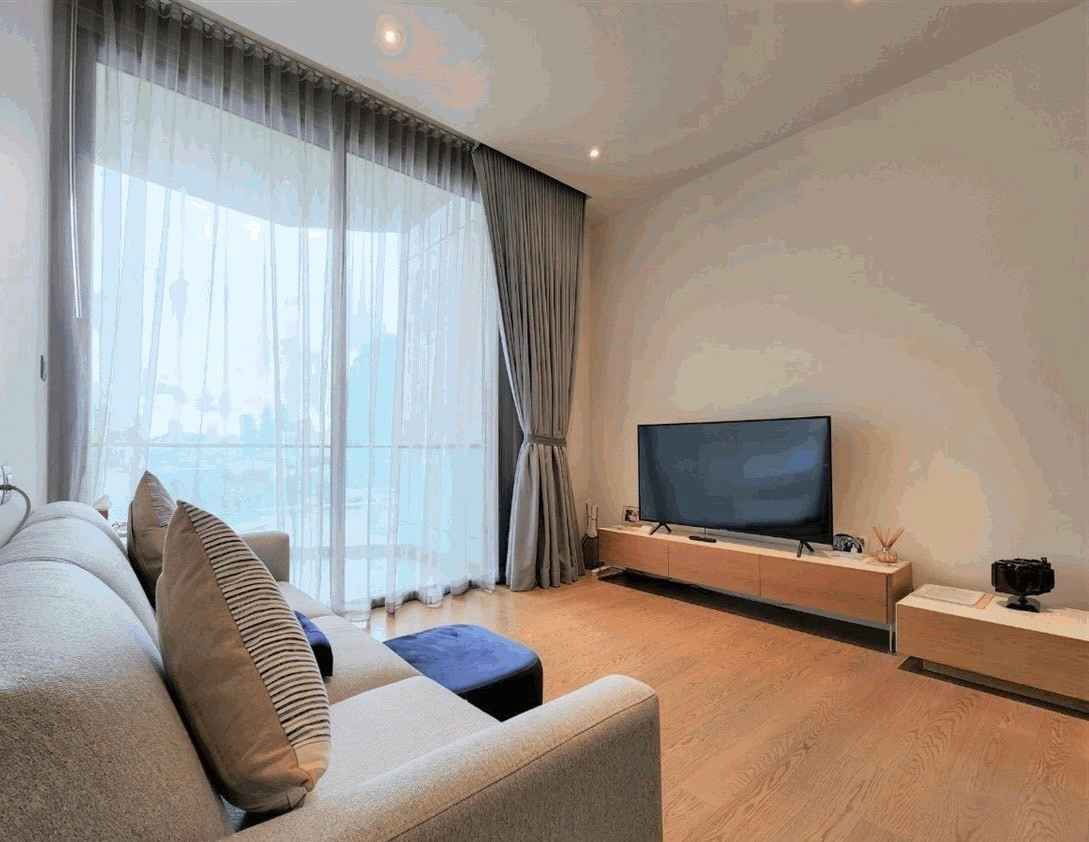 LTHC10917–Magnolias Waterfront Residences FOR RENT 2 beds 2 baths size 102.55 Sq.m. Near BTS Charoen Nakhon Station ONLY 130k/month