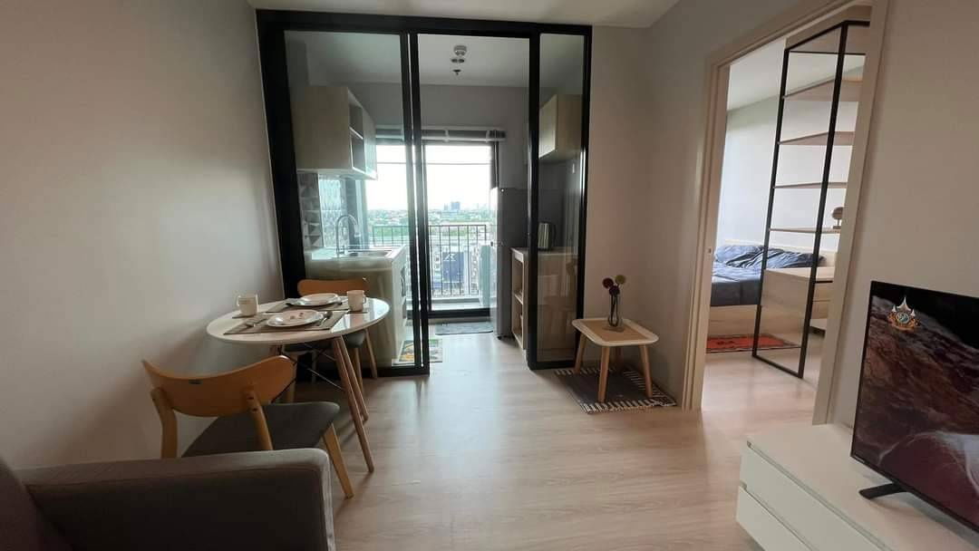 P288 Condo for rent Nue Noble Srinakarin-Lassalle, next to BTS, pool view, fully furnished, washing machine included, special price