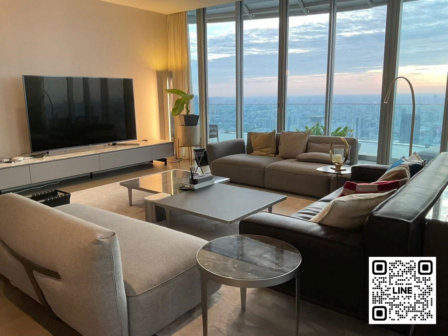 📲Line ID @556ryccg ✨Rent / Sale condo 4 Bedroom 321sqm Magnolias Ratchadamri Boulevard Floor50 Fully furnished near Central World