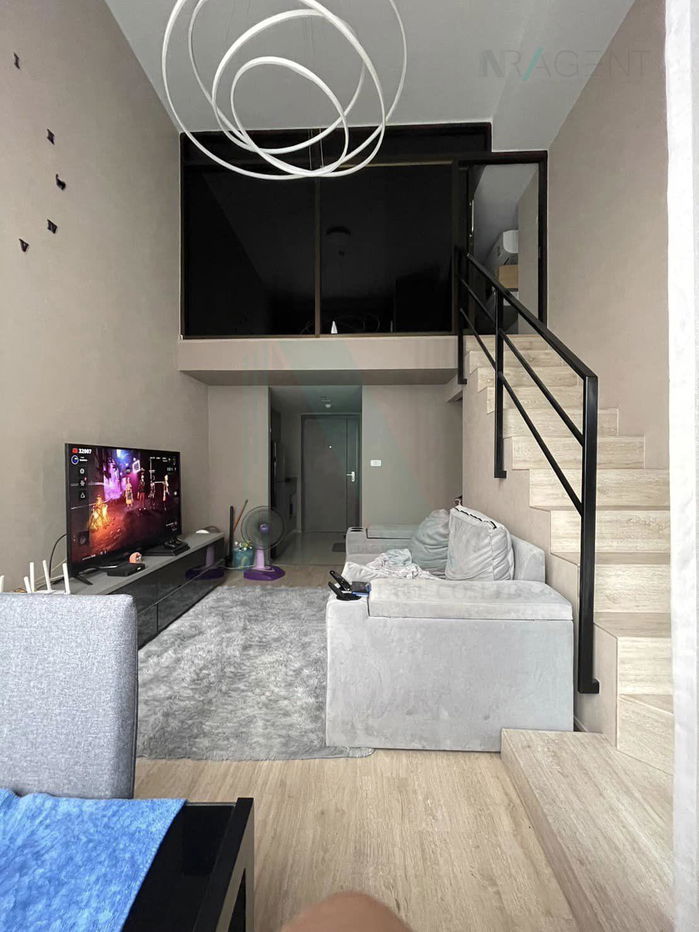 For Rent Condo IDEO NEW RAMA 9 Building 1, Floor 23,Duplex, Room size 35.00 sqm