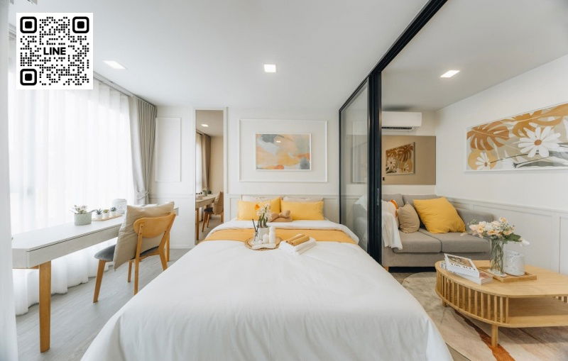 📲Line ID @556ryccg 🏅ငှားရန်ရှိသော ကွန်ဒိုအခန်း 1 Bedroom 26sqm KAVE Seed Kaset ပရိဘောဂအပြည့်အစုံပါသော Soi Phahon 34၊ BTS Kasetsart University အနီး၊