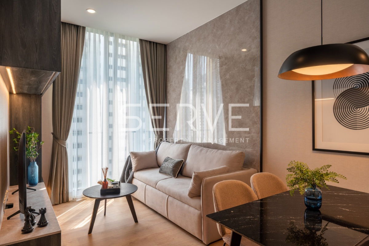 🔥Large Room 1 Bed Nice Decorate New Condo in Asoke Area Close to BTS Asok & MRT Sukhumvit 550 m. at Noble BE19 Condo / For Rent