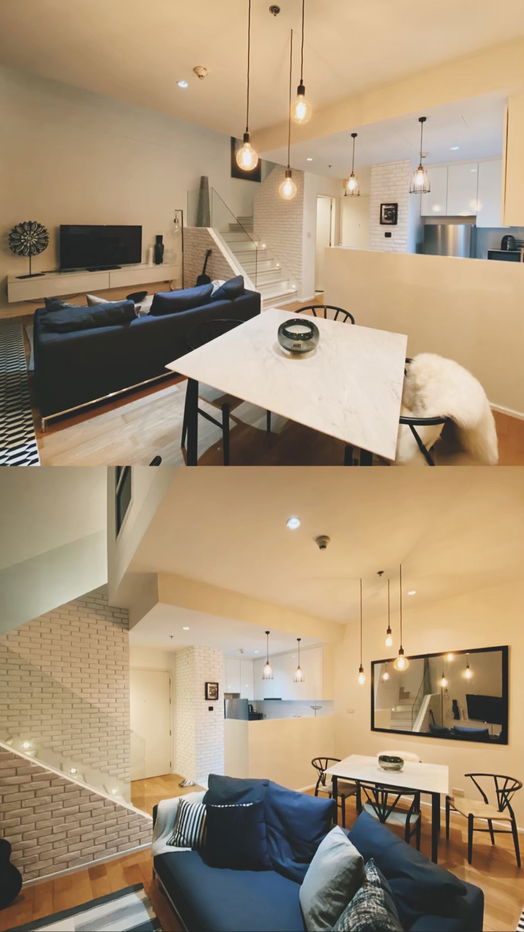 For rent condo Villa rechatewi Duplex 1 Bed 2 Bath (S15-3773)