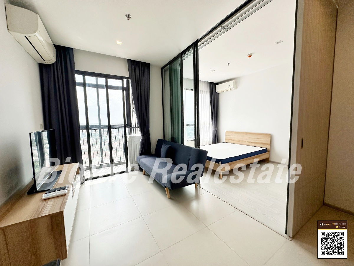 A67-071✨ Condo Grow Rattanathibet (Grow Rattanathibet) 35 sq.m. 100% parking space, next to MRT Sai Ma ✨