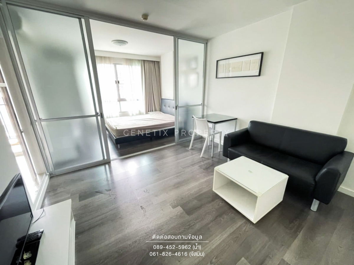 Condo for rent, D Condo phase 1 30 sqm. Fully furnished 9,500 THB / month