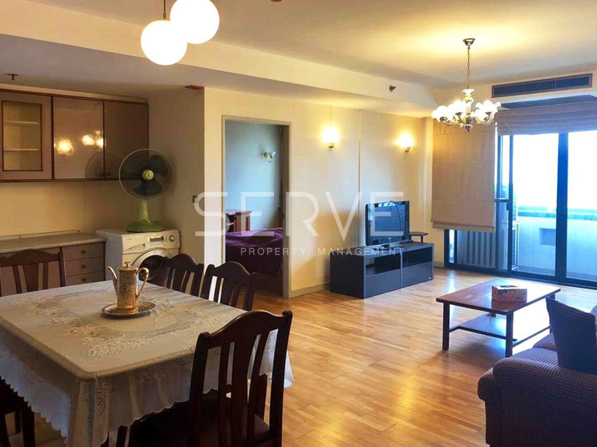 2 Beds 2 Baths with Bathtub 105 sq.m. Good Location BTS Asok 300 m. & MRT Sukhumvit 100 m. at Las Colinas Condo / For Rent