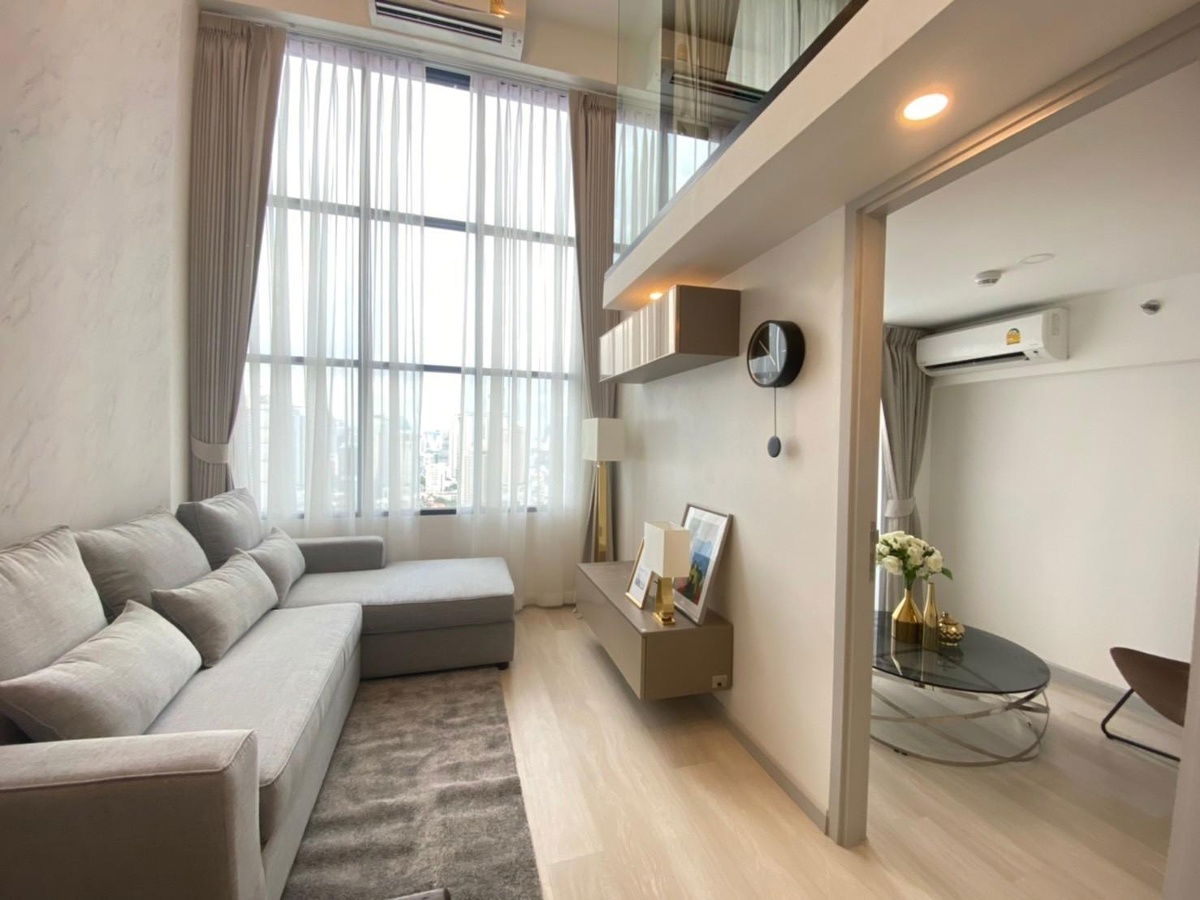 For Rent KnightsBridge Prime Sathorn Duplex 1bed 30Fl. 【Line: Yosita828】