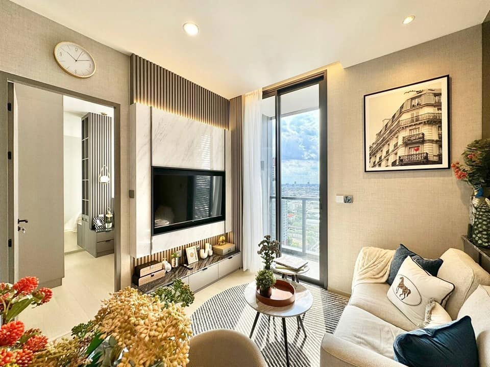 📲Line ID @556ryccg 🌃Rent New condo 1 Bedroom 33sqm THE EXTRO Phayathai - Rangnam Fully furnished near skytrain BTS Victory Monument