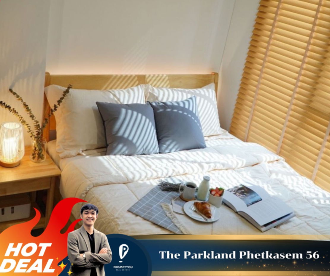 🔥The Parkland Phetkasem 56🔥 High floor, Fully furniture //Please contact LineID :@thirdproperty