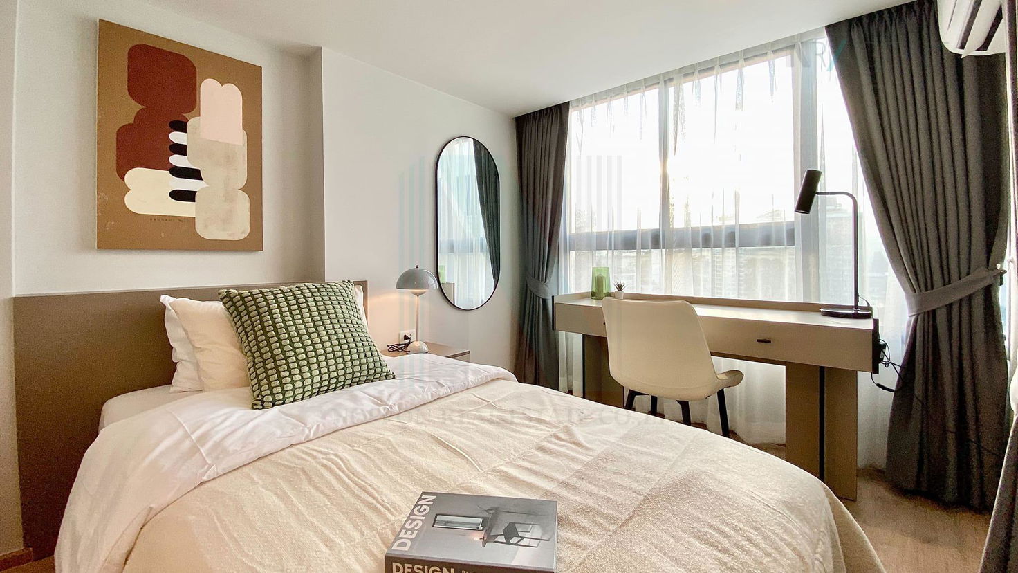 📣Nice room!📣 For Rent Condo IDEO RAMA 9 - ASOKE Building 1, Floor 33,Duplex 2 bed room, Room size 52 sqm