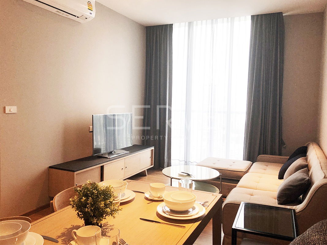 Corner Room 2 Beds 1 Bath High Fl. 20+ Good Location BTS Phrom Phong 650 m. at Park 24 or Park Origin Phrom Phong Condo / For Rent